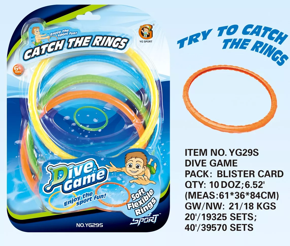 JUEGO DE BUCEO CON AROS FLEXIBLES 