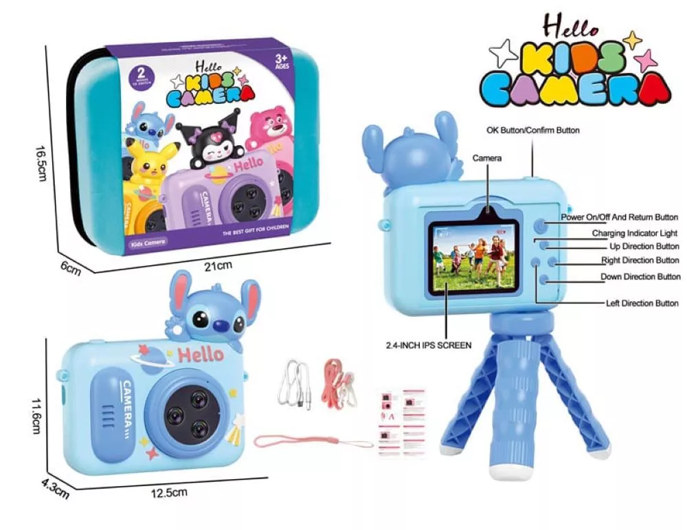 CAMARA INSTANTANEA, CON IMPRESORA, PANTALLA 2.4