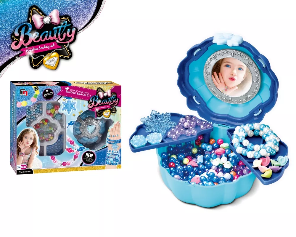ALHAJERO DE BIJOUTERIE INFANTIL BEAUTY CON ESPEJO Y CUENTAS